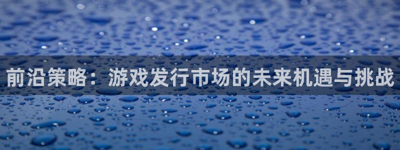 广东db电竞营销策划有限公司：前沿策略：游戏发行市场的未来机遇与挑战